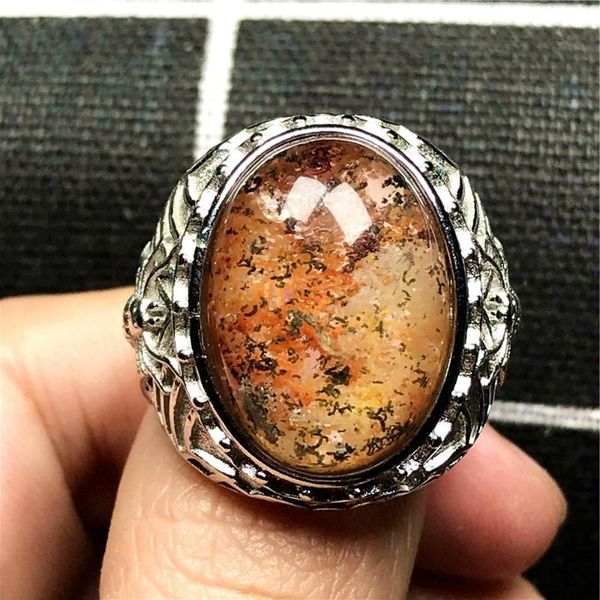 cluster rings natural red phantom quartz ring jewelry for man crystal silver 22x16mm beads love lucky gemstone adjustable size, Golden;silver
cluster rings natural red phantom quartz ring jewelry for man crystal silver 22x16mm beads love lucky gemstone adjustable size, Golden;silver