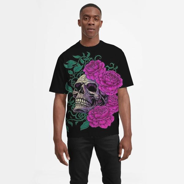 men's t-shirts 2021 skull flower tshirt causal short sleeve shirt streetwear oversized t man sweatshirt tees, White;black
men's t-shirts 2021 skull flower tshirt causal short sleeve shirt streetwear oversized t man sweatshirt tees, White;black
