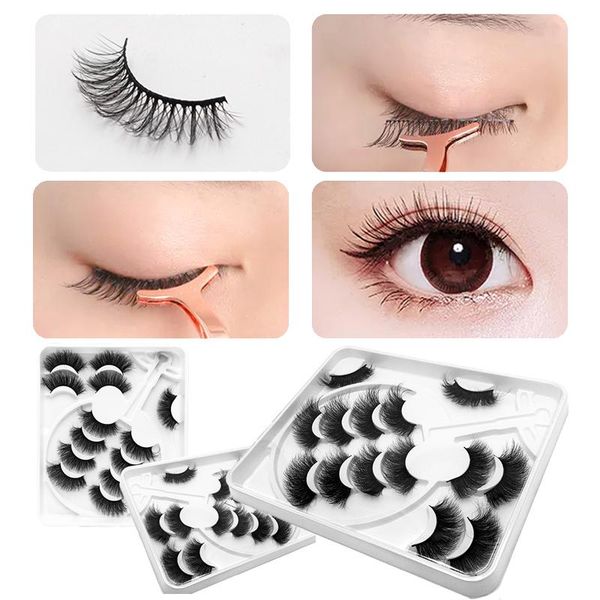 false eyelashes 7 pairs fake set natural thick long curl simulation lasting waterproof easy apply eyes makeup tslm1
false eyelashes 7 pairs fake set natural thick long curl simulation lasting waterproof easy apply eyes makeup tslm1