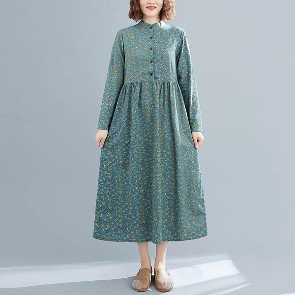 casual dresses cotton linen fashion floral plus size for women stand collar long sleeve loose dress spring autumn 2021chic, Black;gray
casual dresses cotton linen fashion floral plus size for women stand collar long sleeve loose dress spring autumn 2021chic, Black;gray