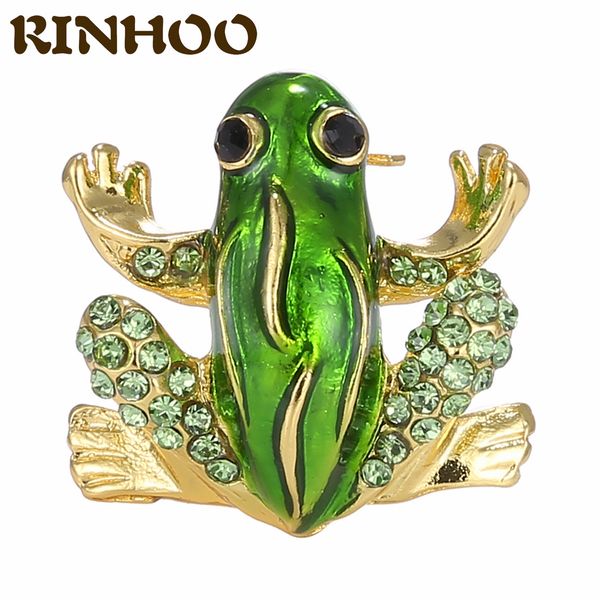 luxury green crystal frog enamel pin cute cartoon animal brooches women fashion party casual brooch jewelry clothes accessoriesdio chan cont, Gray
luxury green crystal frog enamel pin cute cartoon animal brooches women fashion party casual brooch jewelry clothes accessoriesdio chan cont, Gray