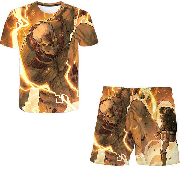 clothing sets attacking giant baby boy clothes brand summer kids t-shirt+pants suit printed born sport suits, White
clothing sets attacking giant baby boy clothes brand summer kids t-shirt+pants suit printed born sport suits, White