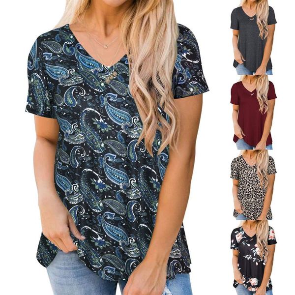 women's blouses & shirts floral print pullover blouse short sleeve shirt v-neck summer button tunic femme fashion clothes, White
women's blouses & shirts floral print pullover blouse short sleeve shirt v-neck summer button tunic femme fashion clothes, White
