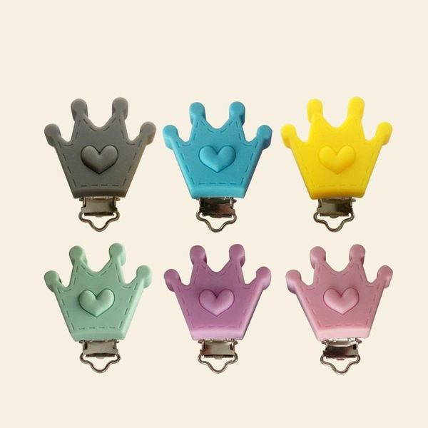 pacifiers# 10pcs baby pacifier clip soother teether crown shape silicone safe holder saliva towel support anti fall born infant feeding
pacifiers# 10pcs baby pacifier clip soother teether crown shape silicone safe holder saliva towel support anti fall born infant feeding