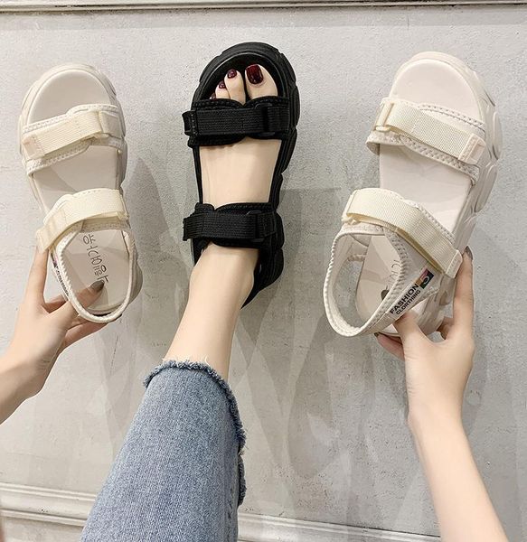 sandals 2021 spring and autumn women's shoes beach thick-soled casual all-match roman style, Black
sandals 2021 spring and autumn women's shoes beach thick-soled casual all-match roman style, Black
