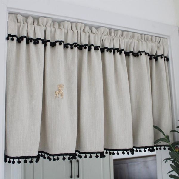 american beige blackout half curtains elk embroidery christmas decor pendant tassel hem tulle for bar kitchen cabinet door yb-39 curtain & d
american beige blackout half curtains elk embroidery christmas decor pendant tassel hem tulle for bar kitchen cabinet door yb-39 curtain & d