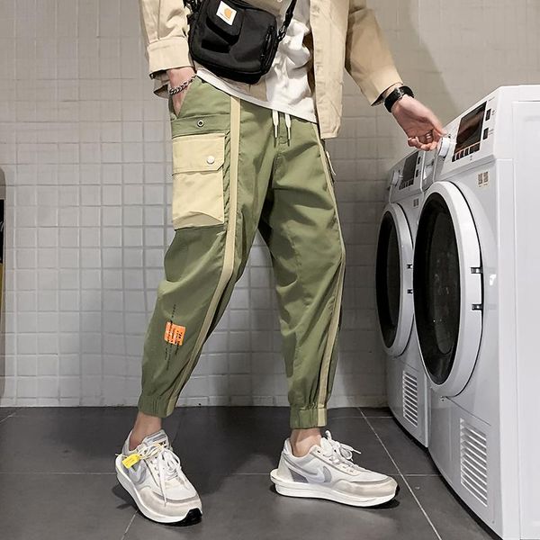 hip-hop streetwear tie-foot men's pants jogging casual sports fashion pocket overalls, Black
hip-hop streetwear tie-foot men's pants jogging casual sports fashion pocket overalls, Black