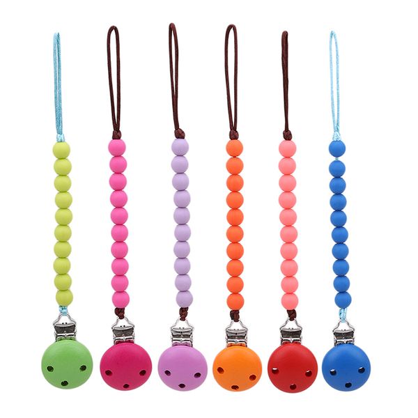 Pacifier Clips Chain Silicone Baby Pacifier Clip Pacifier Chain Hand Made Colourful Beads Dummy Clip Baby Soother
Pacifier Clips Chain Silicone Baby Pacifier Clip Pacifier Chain Hand Made Colourful Beads Dummy Clip Baby Soother