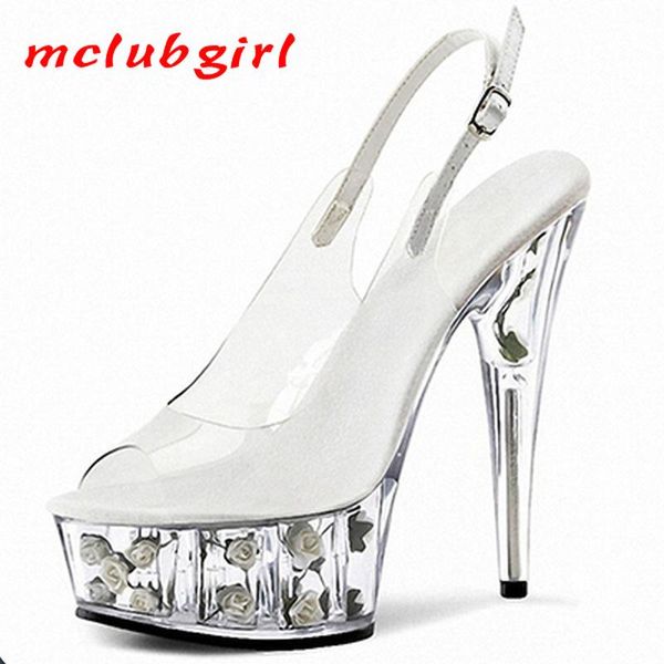 sandals mclubgirl 15cm heels super high thin heel waterproof platform crystal fish mouth flower decoration sandal lyp, Black
sandals mclubgirl 15cm heels super high thin heel waterproof platform crystal fish mouth flower decoration sandal lyp, Black