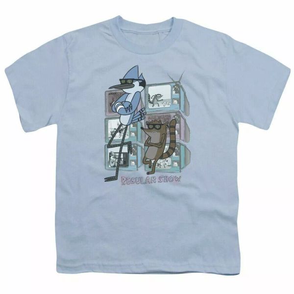 The Regular Show TV Too Cool Kids Youth T Shirt Licensed Cartoon Tee Light Blue, White;black
The Regular Show TV Too Cool Kids Youth T Shirt Licensed Cartoon Tee Light Blue, White;black