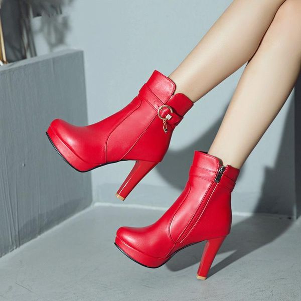 boots booties women spring autumn red white black bridal wedding party ankle high heel platform plain shoe
boots booties women spring autumn red white black bridal wedding party ankle high heel platform plain shoe