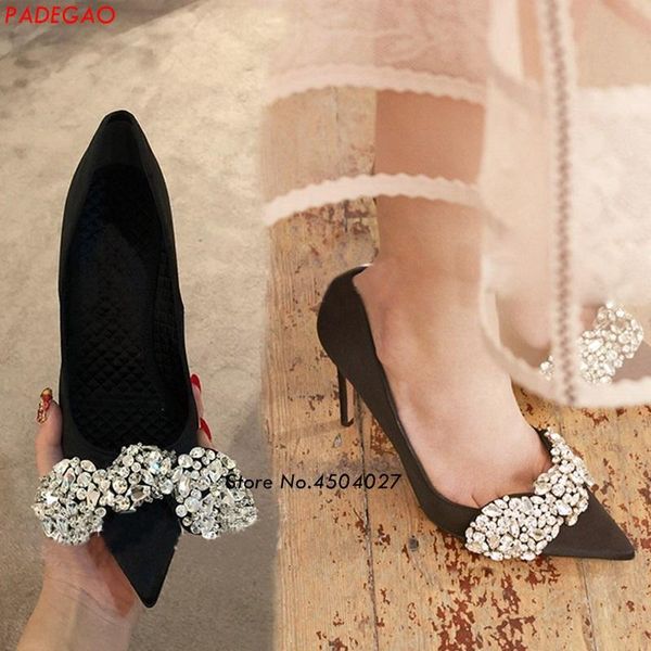 fashion pointed toe crystal high heels shoes woman bowtie stiletto pumps ladies party wedding dress 8cm/10cm, Black
fashion pointed toe crystal high heels shoes woman bowtie stiletto pumps ladies party wedding dress 8cm/10cm, Black