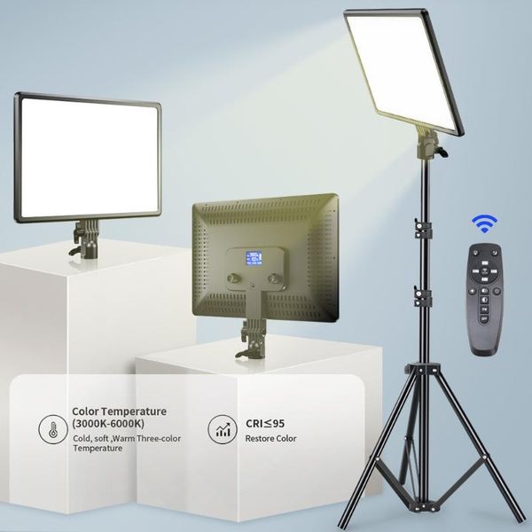 inch led video light panel fill lamp with tripod remote control dimmable 3200k-6000k pography lighting for po studio flash heads
inch led video light panel fill lamp with tripod remote control dimmable 3200k-6000k pography lighting for po studio flash heads