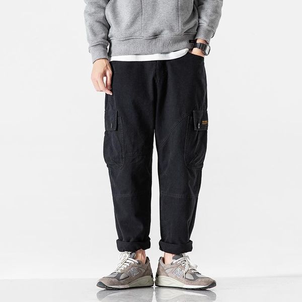 male japan style splice harem pant men streetwear hip hop loose casual cargo men's pants, Black
male japan style splice harem pant men streetwear hip hop loose casual cargo men's pants, Black