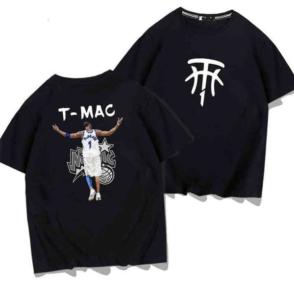 1 ~magic mcgrady t-shirt men's summer t-shirt trend loose half sleeve basketball top, White
1 ~magic mcgrady t-shirt men's summer t-shirt trend loose half sleeve basketball top, White