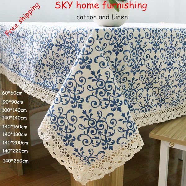 cotton linen table cloth lace rectangular tablecloths with home wedding literary artisti blue white porcelain style
cotton linen table cloth lace rectangular tablecloths with home wedding literary artisti blue white porcelain style