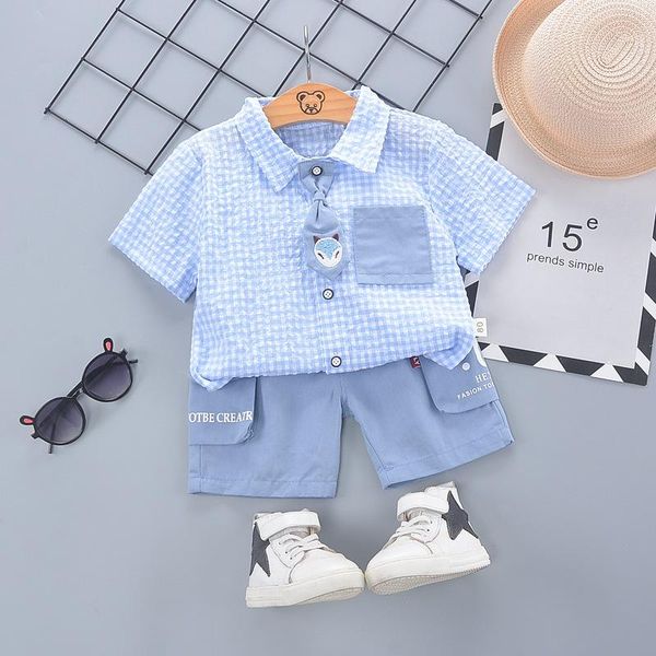 clothing sets hylkidhuose baby boys 2021 summer children short sleeve plaid shirt shorts toddlert infant kids casual clothes, White
clothing sets hylkidhuose baby boys 2021 summer children short sleeve plaid shirt shorts toddlert infant kids casual clothes, White