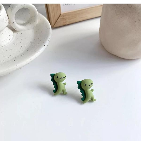 stud super cute fun little dinosaurs earrings pink blue green cartoon funny girl fashion resin wholesale jewelry, Golden;silver
stud super cute fun little dinosaurs earrings pink blue green cartoon funny girl fashion resin wholesale jewelry, Golden;silver