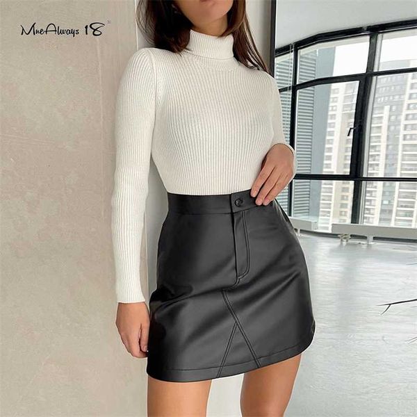 mnealways18 vintage leather women skirts bodycon high waist a-line skirt button fashion work winter ladies short skirts zipper 211120, Black
mnealways18 vintage leather women skirts bodycon high waist a-line skirt button fashion work winter ladies short skirts zipper 211120, Black