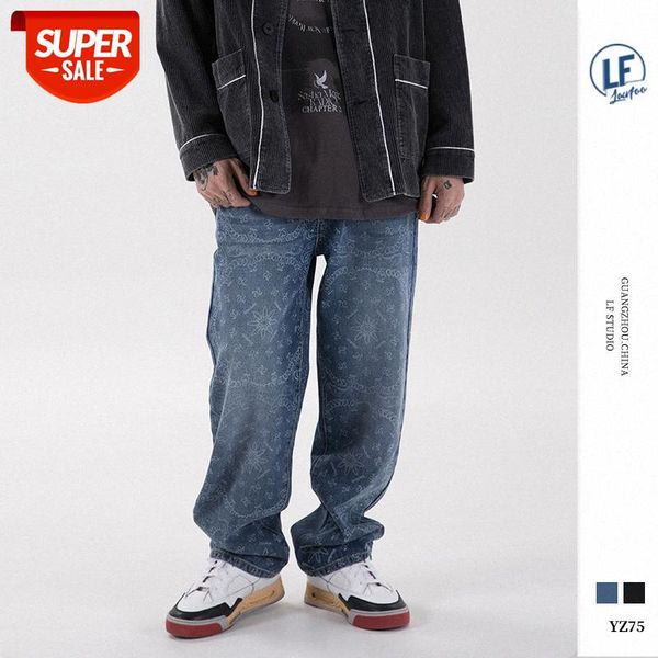 lawfoo chinese men's alphabet dark pattern washed trousers casual jeans #4d6d, Black
lawfoo chinese men's alphabet dark pattern washed trousers casual jeans #4d6d, Black