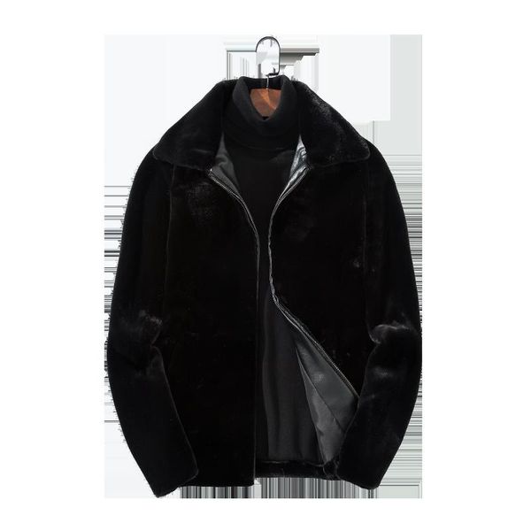 men's down & parkas 2022 men's autumn and winter faux mink casual coat imitation fur lapel thickening warm, Black
men's down & parkas 2022 men's autumn and winter faux mink casual coat imitation fur lapel thickening warm, Black