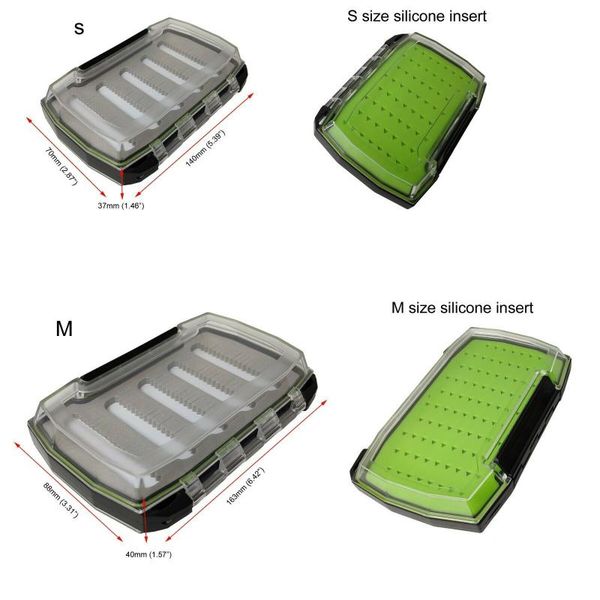 fishing accessories aventik shape double sides waterproof box with foam and silicone insert
fishing accessories aventik shape double sides waterproof box with foam and silicone insert