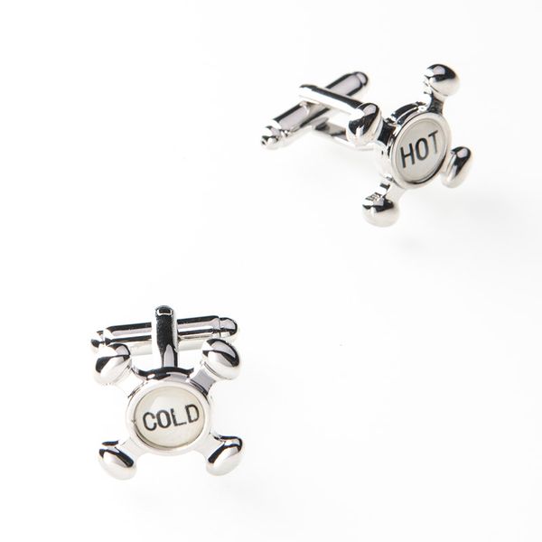 unique water tap cufflinks novelty silvery plated cold cuff buttons for mens shirt business party jewelry gift, Silver
unique water tap cufflinks novelty silvery plated cold cuff buttons for mens shirt business party jewelry gift, Silver