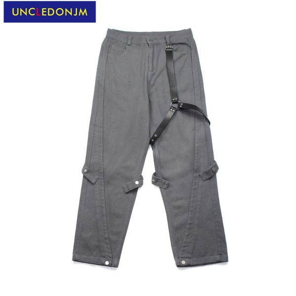 men's pants uncledonjm high street retro cargo hip hop skateboard straight techwear punk men fashion 2299, Black
men's pants uncledonjm high street retro cargo hip hop skateboard straight techwear punk men fashion 2299, Black