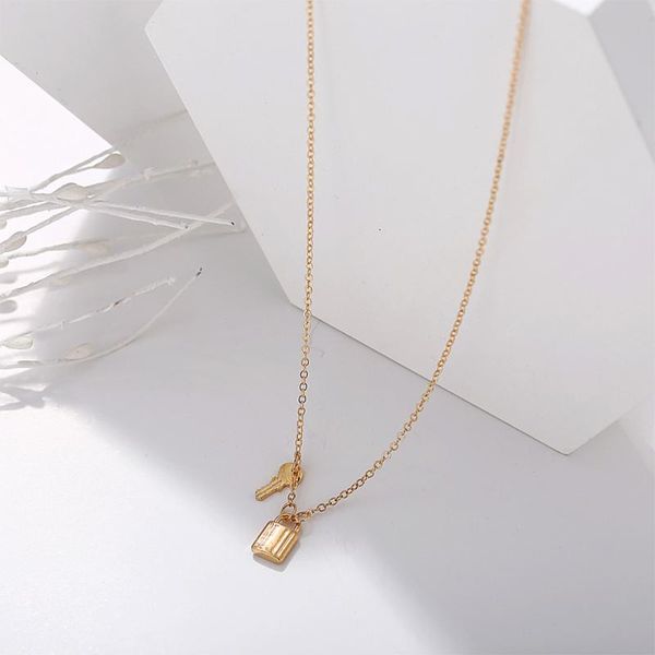 key lock necklace creative retro simple sweater neck chain pendant for woman (golden) necklaces, Silver
key lock necklace creative retro simple sweater neck chain pendant for woman (golden) necklaces, Silver