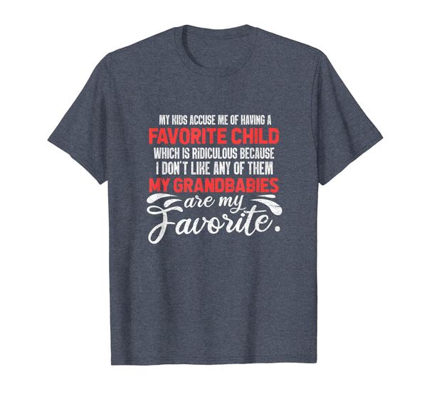 my grandkids are my favorite funny grandparents t-shirt, White;black