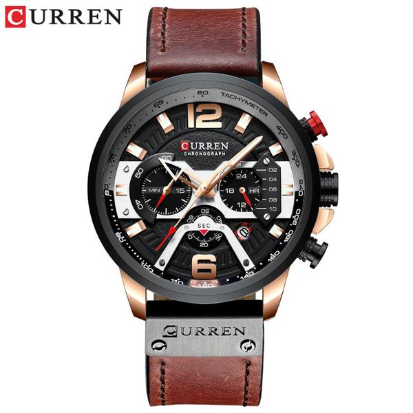 curren 2021 brand watch men luxury leather waterpoof man wristwatch sport male clock dial vintag wayfarer wristwatches, Slivery;brown
curren 2021 brand watch men luxury leather waterpoof man wristwatch sport male clock dial vintag wayfarer wristwatches, Slivery;brown