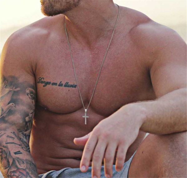 pendant necklaces 316l stainless steel hip hop necklace simple glossy cross no fade, Silver
pendant necklaces 316l stainless steel hip hop necklace simple glossy cross no fade, Silver