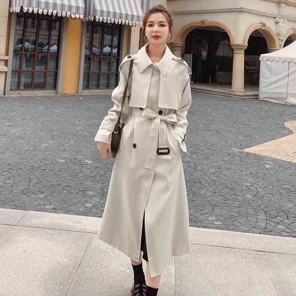 women's trench coats brand fashion women beige long double-breasted with belt spring autumn lady duster female outerwear quality s1ap#, Tan;black
women's trench coats brand fashion women beige long double-breasted with belt spring autumn lady duster female outerwear quality s1ap#, Tan;black