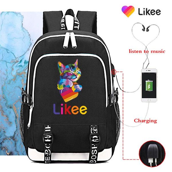 backpack likee usb charge backpacks teens multifunction men women russia practicality bags boy girl high capacity school bag
backpack likee usb charge backpacks teens multifunction men women russia practicality bags boy girl high capacity school bag