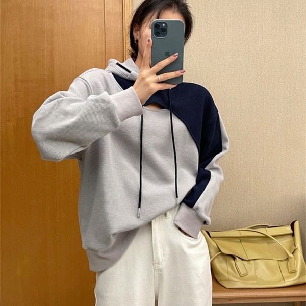 zhang axing sindra sweater 2021 autumn and winter tide style fried street hollowed out design loose hooded versatile women's, Black
zhang axing sindra sweater 2021 autumn and winter tide style fried street hollowed out design loose hooded versatile women's, Black