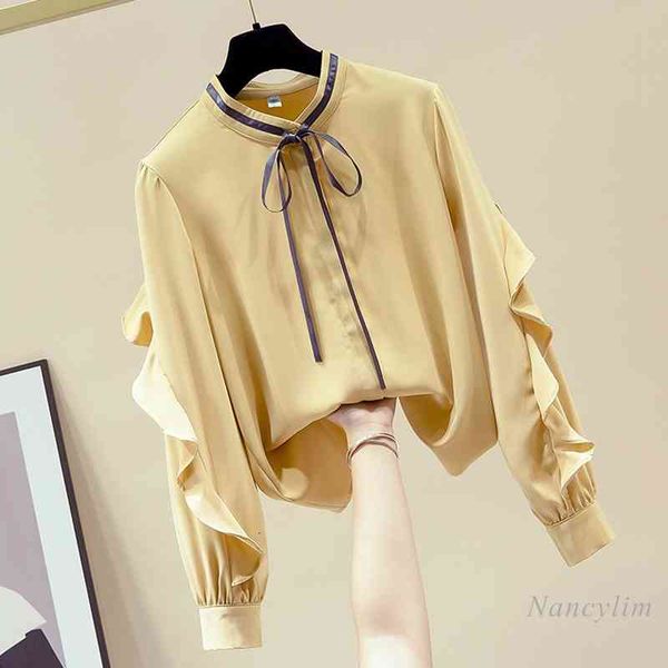 blouses stand collar shirt for women spring autumn elegant bow tied ruffled long sleeve blouse office lady nancylim, White
blouses stand collar shirt for women spring autumn elegant bow tied ruffled long sleeve blouse office lady nancylim, White