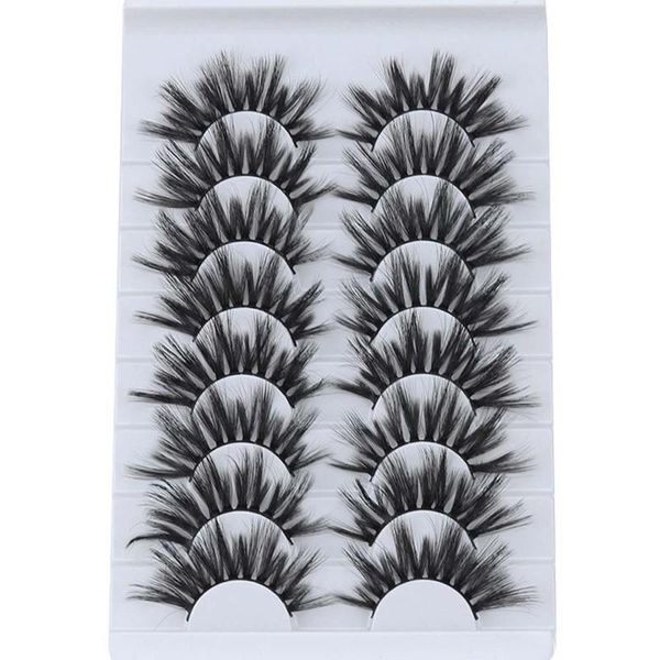 false eyelashes 8 pairs 5d mink natural soft wispies fake eyelash extension full volume thick cross lashes makeup handmade
false eyelashes 8 pairs 5d mink natural soft wispies fake eyelash extension full volume thick cross lashes makeup handmade