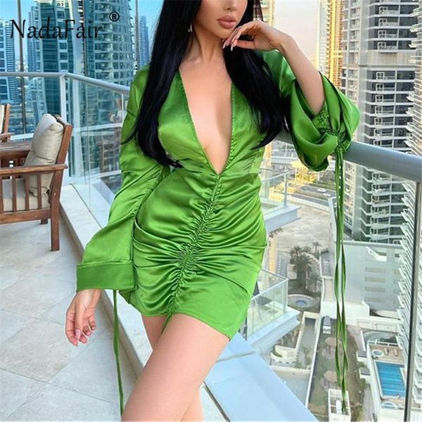 casual dresses nadafair satin ruched bodycon dress green low v neck women draw string autumn winter clothing long sleeve party 202, Black;gray
casual dresses nadafair satin ruched bodycon dress green low v neck women draw string autumn winter clothing long sleeve party 202, Black;gray