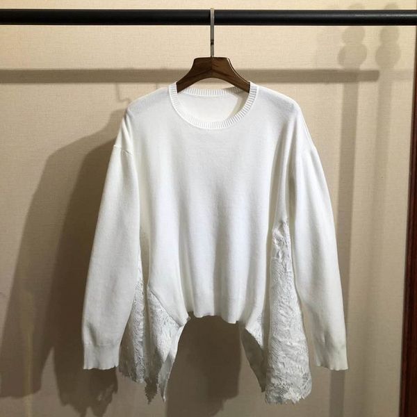 knits 2021 autumn winter fashion sweaters pullovers women lace embroidery patchwork long sleeve white green black jumper
knits 2021 autumn winter fashion sweaters pullovers women lace embroidery patchwork long sleeve white green black jumper