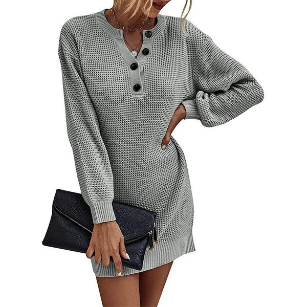 women's sweaters solid color and v-neck single breasted long sleeve casual elegant jersey dress women fall fashion sweater, White;black
women's sweaters solid color and v-neck single breasted long sleeve casual elegant jersey dress women fall fashion sweater, White;black