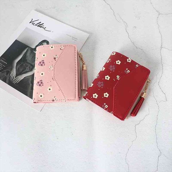 flower small tassel wallet women short cute zipper for girl female coin purse ladies wallets monederos para monedas, Red;black
flower small tassel wallet women short cute zipper for girl female coin purse ladies wallets monederos para monedas, Red;black