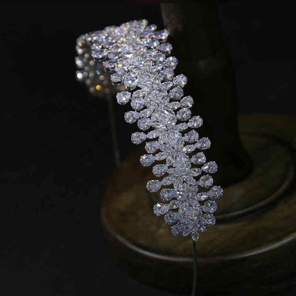 simple cubic zircon wedding crowns headbands crystal evening hairbands brides hair accessories prom jewelry, Silver
simple cubic zircon wedding crowns headbands crystal evening hairbands brides hair accessories prom jewelry, Silver