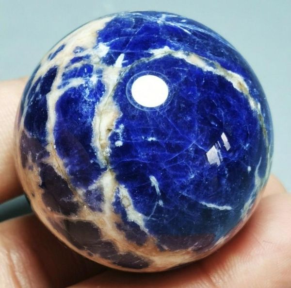 decorative objects & figurines natural blue sodalite quartz crystal sphere healing ball chakra stone
decorative objects & figurines natural blue sodalite quartz crystal sphere healing ball chakra stone