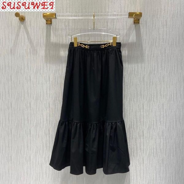 skirts 2021 winter luxury design mid calf elegant rich office style lady skirt, Black
skirts 2021 winter luxury design mid calf elegant rich office style lady skirt, Black