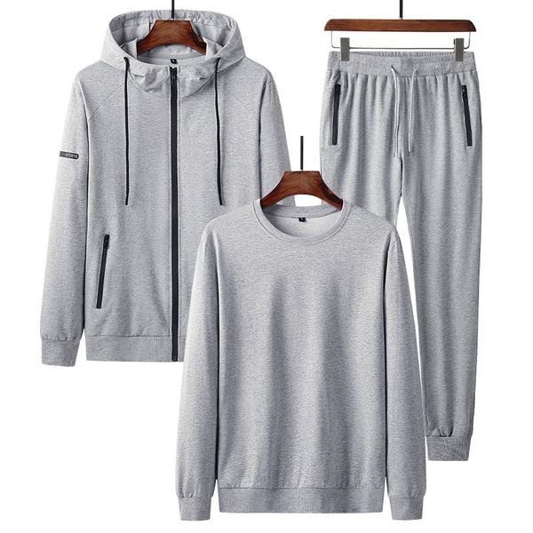 men's tracksuits men suit cotton sport sweater + trousers two-piece long-sleeved hoody solid color trendy, Gray
men's tracksuits men suit cotton sport sweater + trousers two-piece long-sleeved hoody solid color trendy, Gray