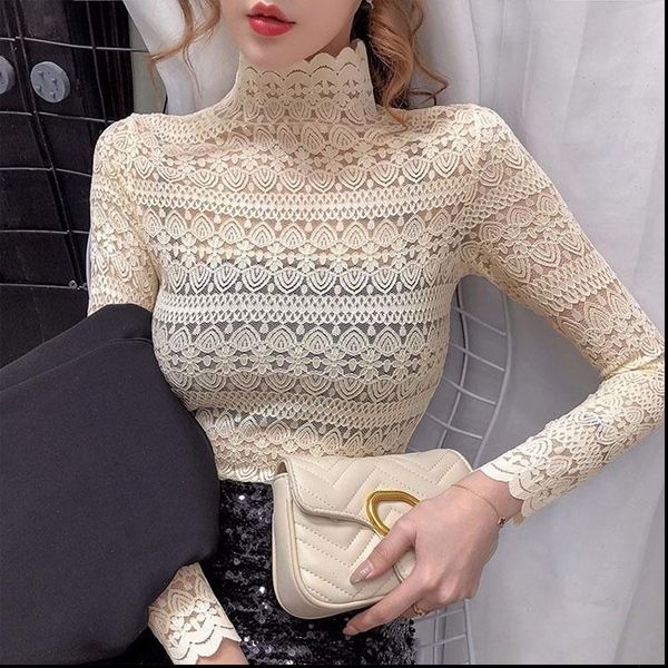 women shirts fashion floral embroidery lace blouses spring summer see through streetwear ladies casual long sleeve, White
women shirts fashion floral embroidery lace blouses spring summer see through streetwear ladies casual long sleeve, White