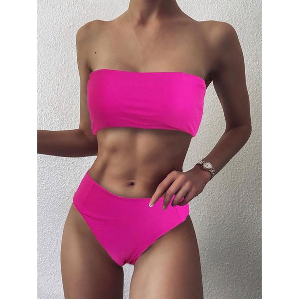 women's swimwear uclio bikini set women bandeau female solid swimsuit bathing suit beach wear biquini, White;black
women's swimwear uclio bikini set women bandeau female solid swimsuit bathing suit beach wear biquini, White;black