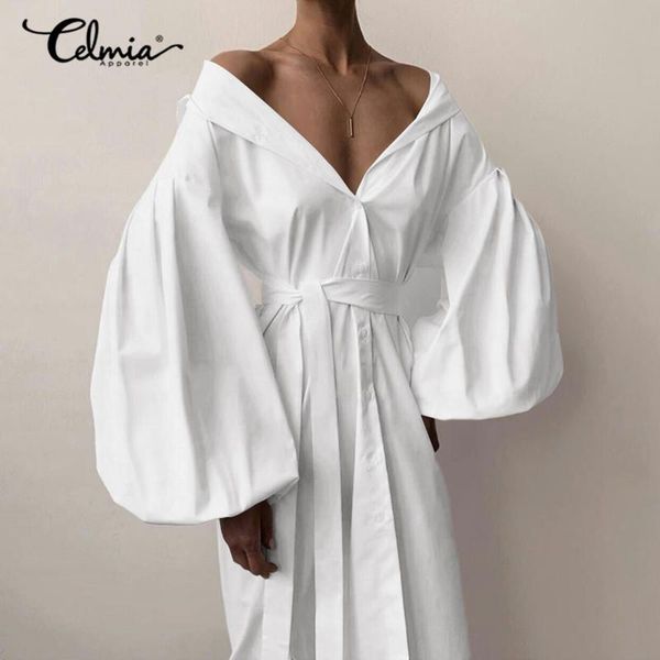 casual dresses celmia trun down collar shirt dress women midi vestidos 2021 fashion lantern sleeve belted button oversized sundress, Black;gray
casual dresses celmia trun down collar shirt dress women midi vestidos 2021 fashion lantern sleeve belted button oversized sundress, Black;gray