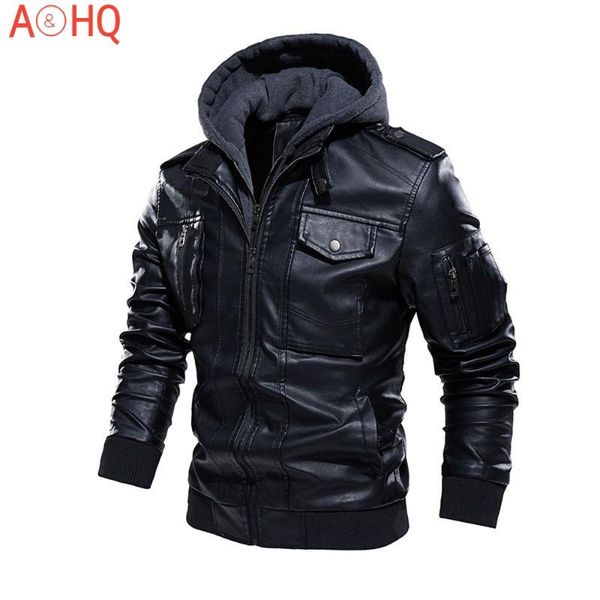 men's suits & blazers men autumn winter leather jacket detachable hooded brown motorcycle vintage style coat male fashion, White;black
men's suits & blazers men autumn winter leather jacket detachable hooded brown motorcycle vintage style coat male fashion, White;black