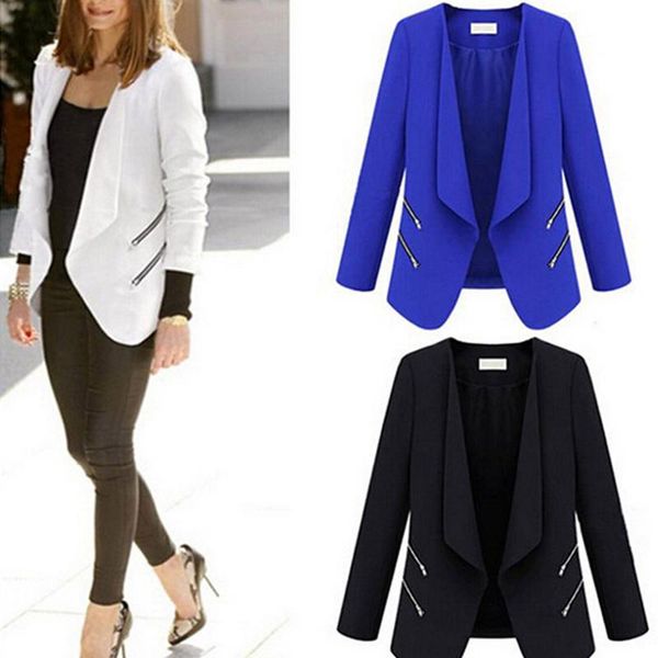 women's basic coat 2021 spring autumn cardigan solid blazers office lady jacket female long sleeve casual elegant outwear m196 suits &, White;black
women's basic coat 2021 spring autumn cardigan solid blazers office lady jacket female long sleeve casual elegant outwear m196 suits &, White;black